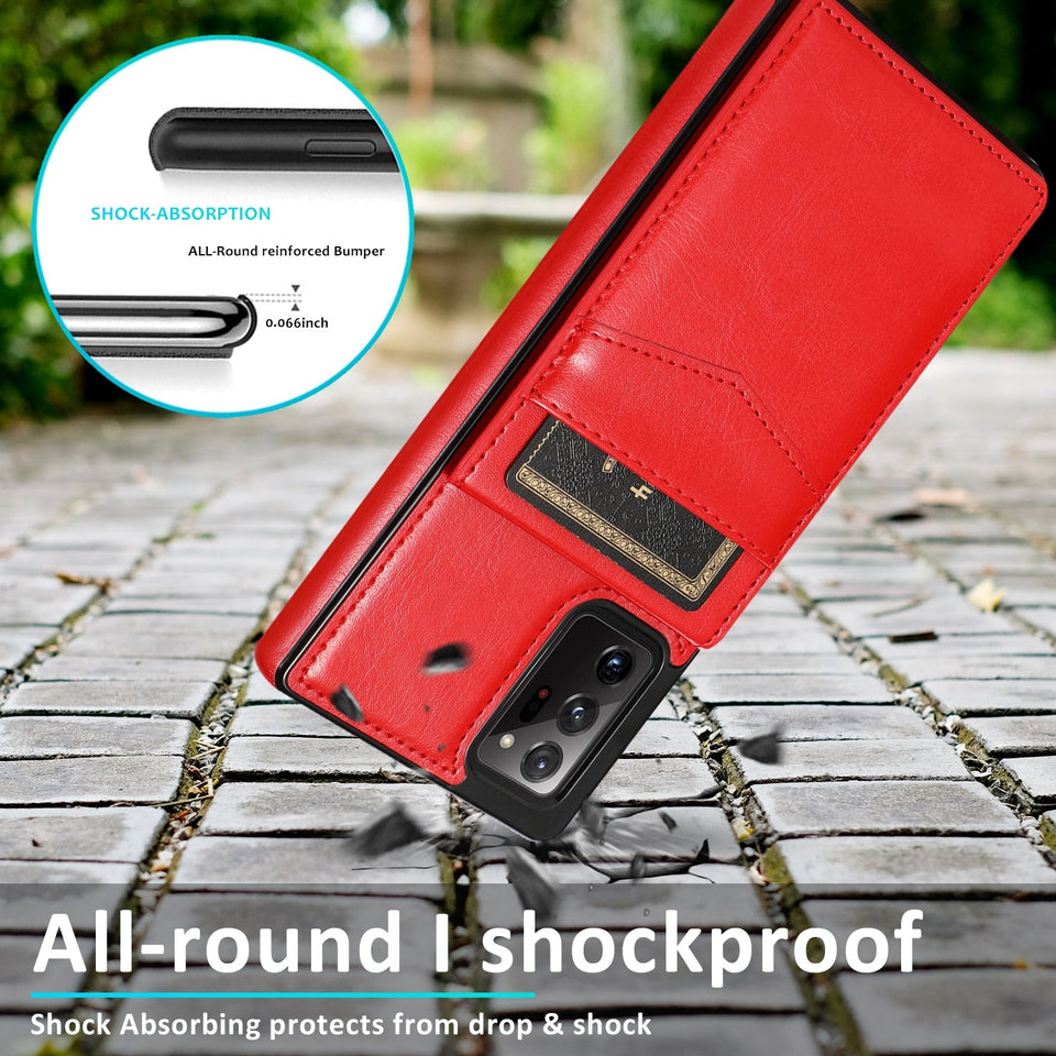 Leatheroid Samsung Galaxy Note 8 Case(With Slots To Hold 5 Cards)