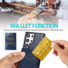 LEATHER PHONE CASE FOR SAMSUNG GALAXY S22 SERIES WITH CARD SLOT TO HOLD 5 CARDS