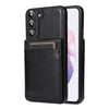 LEATHER PHONE CASE FOR SAMSUNG GALAXY S22 SERIES WITH CARD SLOT TO HOLD 5 CARDS