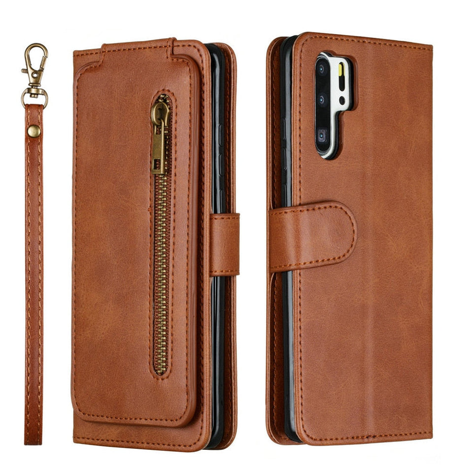 ZIPPER WALLET PHONE CASE FOR HUAWEI P40 SERIES