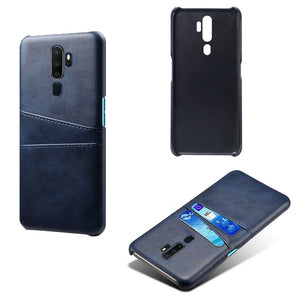 Oppo Leather-Look Case With Card Slots(For 2 Cards)