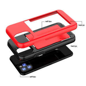 iPhone Case With Card Slot (Card Slot For 3 Cards)