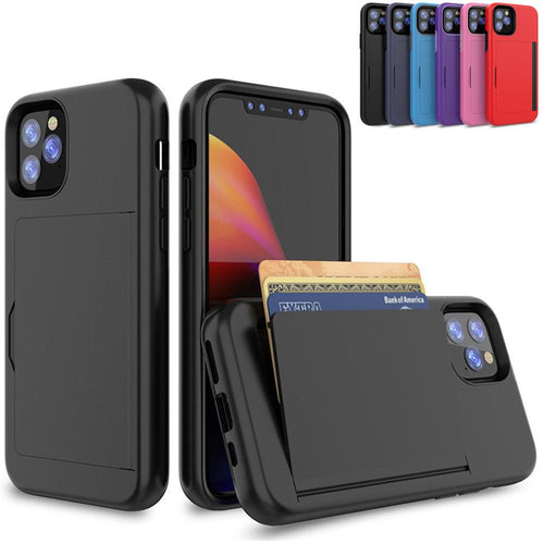iPhone Case With Card Slot (Card Slot For 3 Cards)