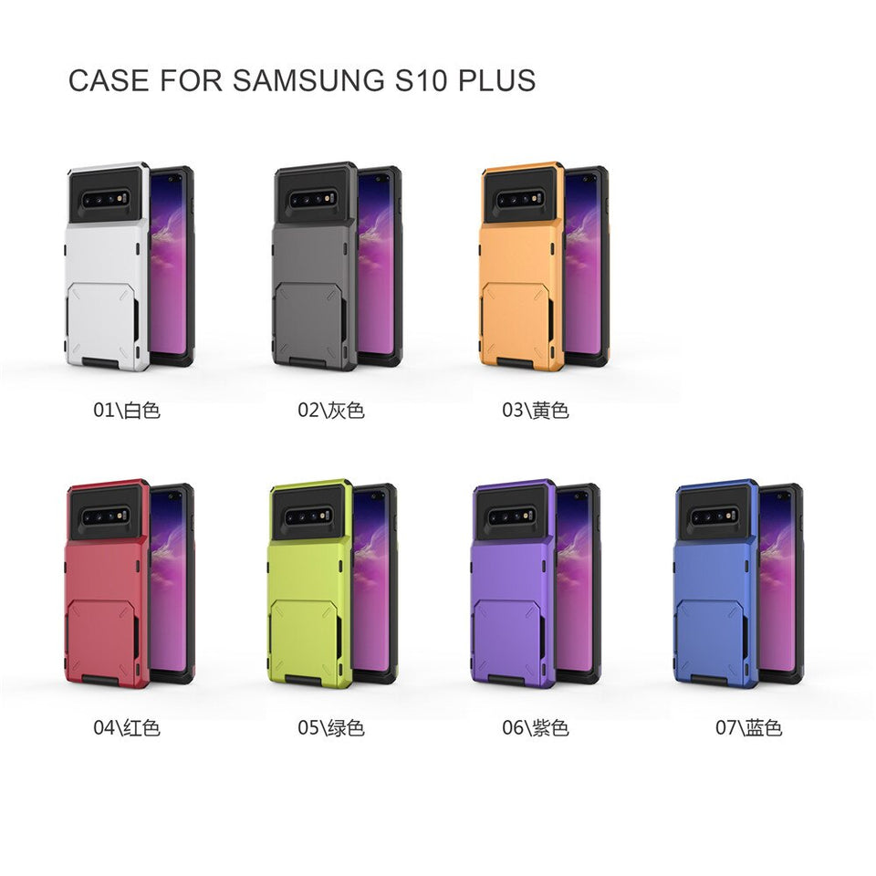 Samsung Phone Case With Card Slot (Card Slot For Five Cards)