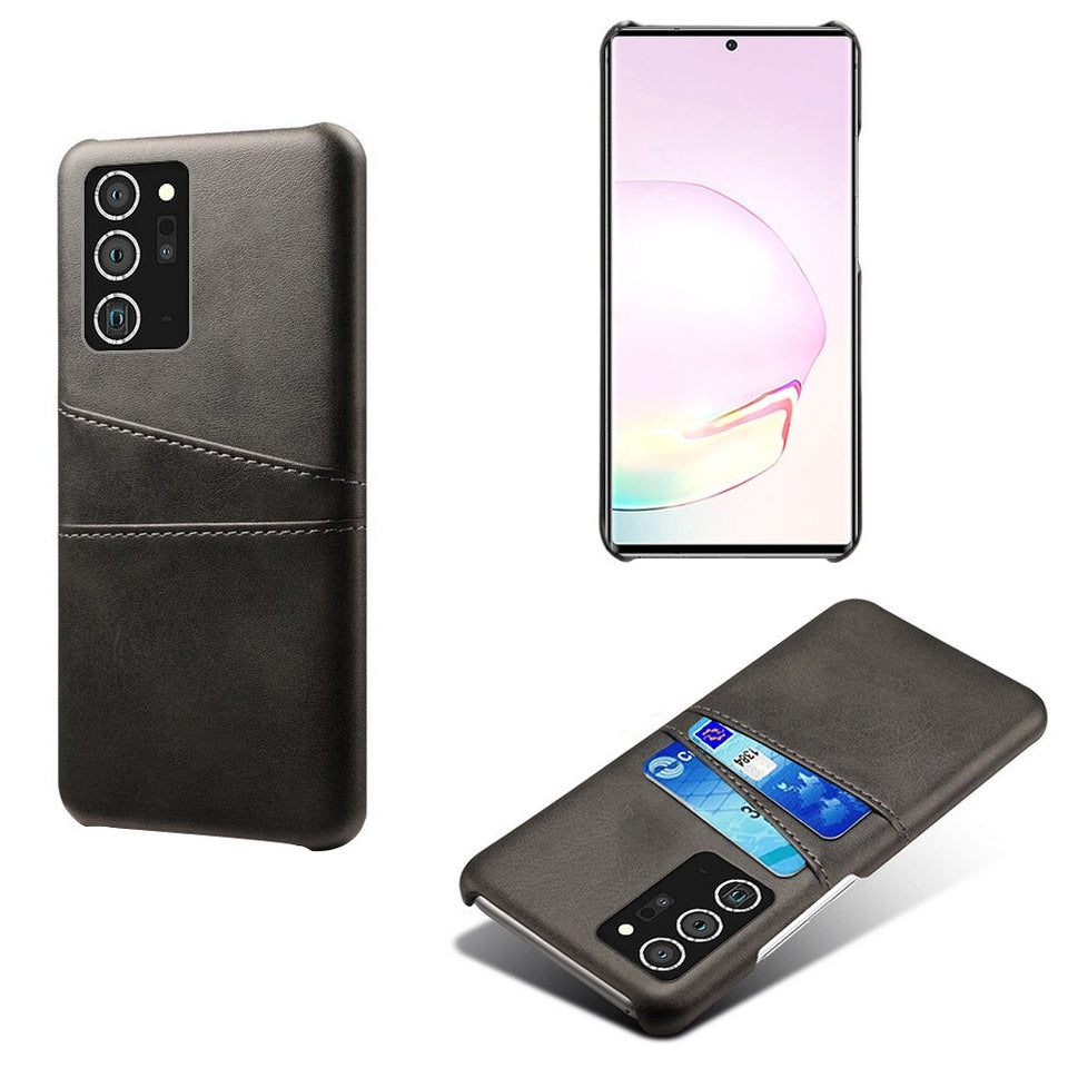 Samsung Leather-Look Case With Card Slots(For 2 Cards)