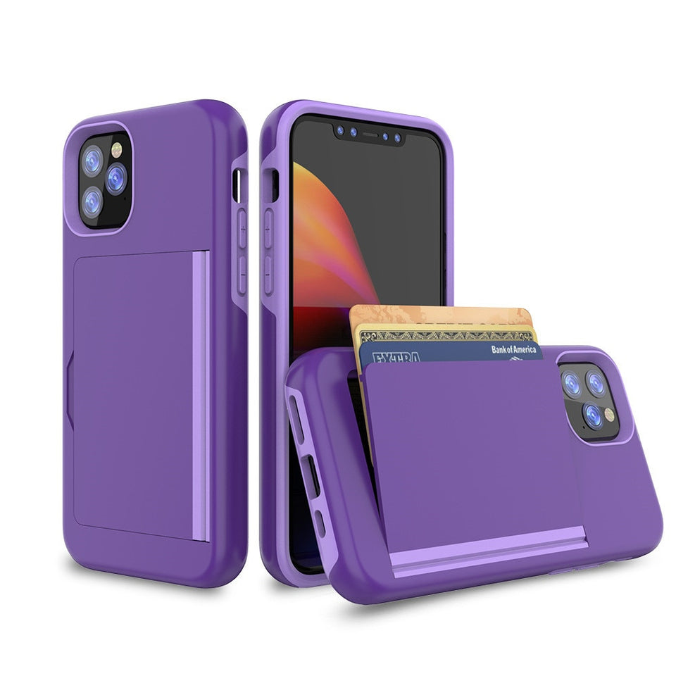 iPhone Case With Card Slot (Card Slot For 3 Cards)