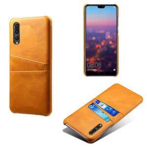 Huawei Leather-Look Case With Card Slots (For 2 Cards)