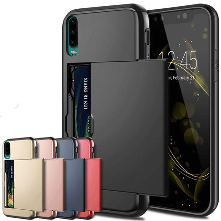 Huawei Phone Case With Card Slot (Card Slot For 2 Cards)