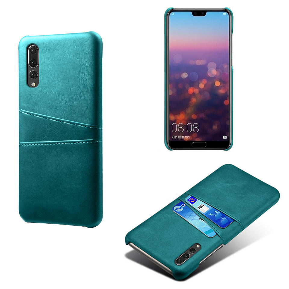 Huawei Leather-Look Case With Card Slots (For 2 Cards)