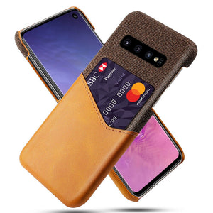 Samsung Leather-Look Case With Card Slot (For 1 Card)