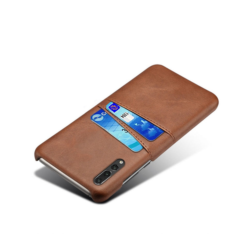 Huawei Leather-Look Case With Card Slots (For 2 Cards)