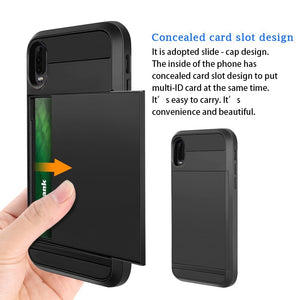 Huawei Phone Case With Card Slot (Card Slot For 3 Cards)