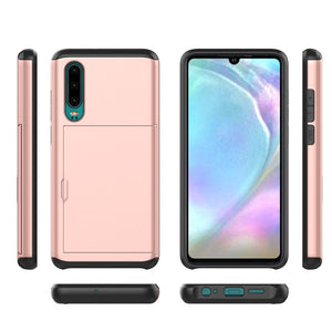 Huawei Phone Case With Card Slot (Card Slot For 2 Cards)