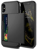 für Apple iPhone 8 Serie (2 Karten) Mobile Phone cases Handyhülle mit Kartenfach Black For iPhone 8Plus