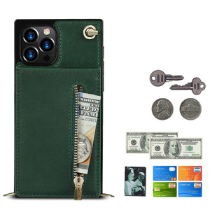 Reißverschluss Brieftasche iPhone Handyhülle - iPhone X Serie Handyhulle Handyhülle mit Kartenfach