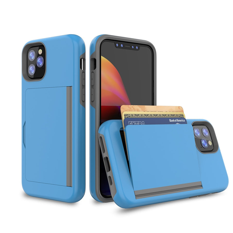 iPhone Case With Card Slot (Card Slot For 3 Cards)