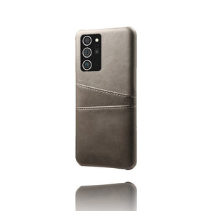 Samsung Leather-Look Case With Card Slots(For 2 Cards)