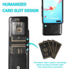 LEATHER PHONE CASE FOR HUAWEI P40 SERIES WITH STAND (HOLDS 5 CARDS)