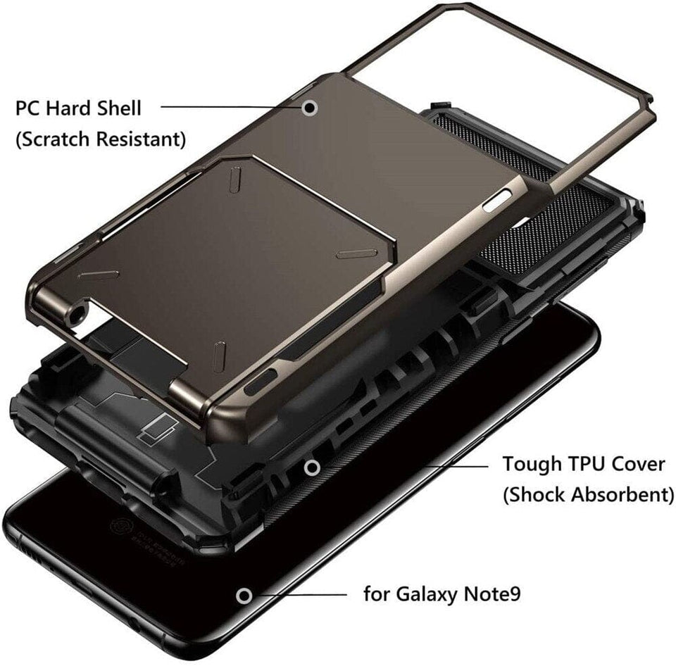 für Samsung Galaxy (5 Karten) - Note 9 Mobile Phone cases Md Trade Austria