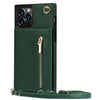 Reißverschluss Brieftasche iPhone Handyhülle - iPhone 8 Serie Handyhulle Handyhülle mit Kartenfach For iPhone 8 Green