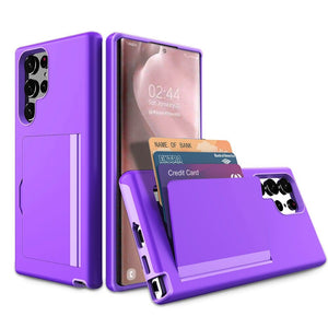 für Samsung Galaxy (2 Karten) - Samsung Galaxy S10 Serie Handyhulle Md Trade Austria Purple Galaxy S10e 5.8 INCH