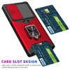 3-in-1 Shielded Ring Case With Card Slot For Apple iPhone 12 Series