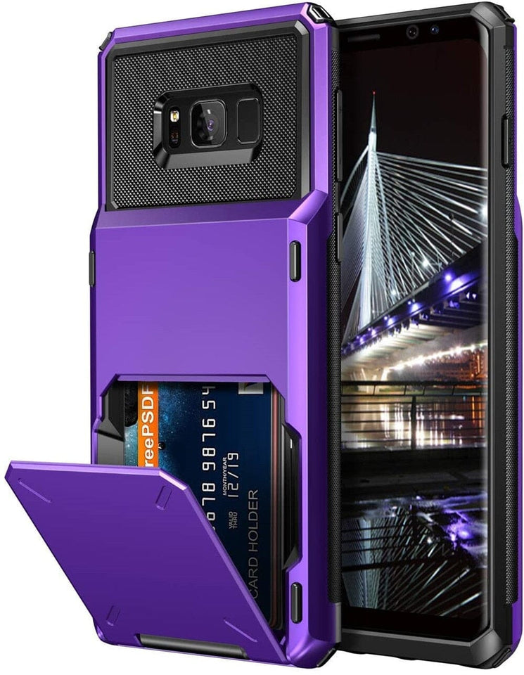 für Samsung Galaxy (5 Karten) - Note 8 Mobile Phone cases Md Trade Austria Purple Galaxy NOTE 9