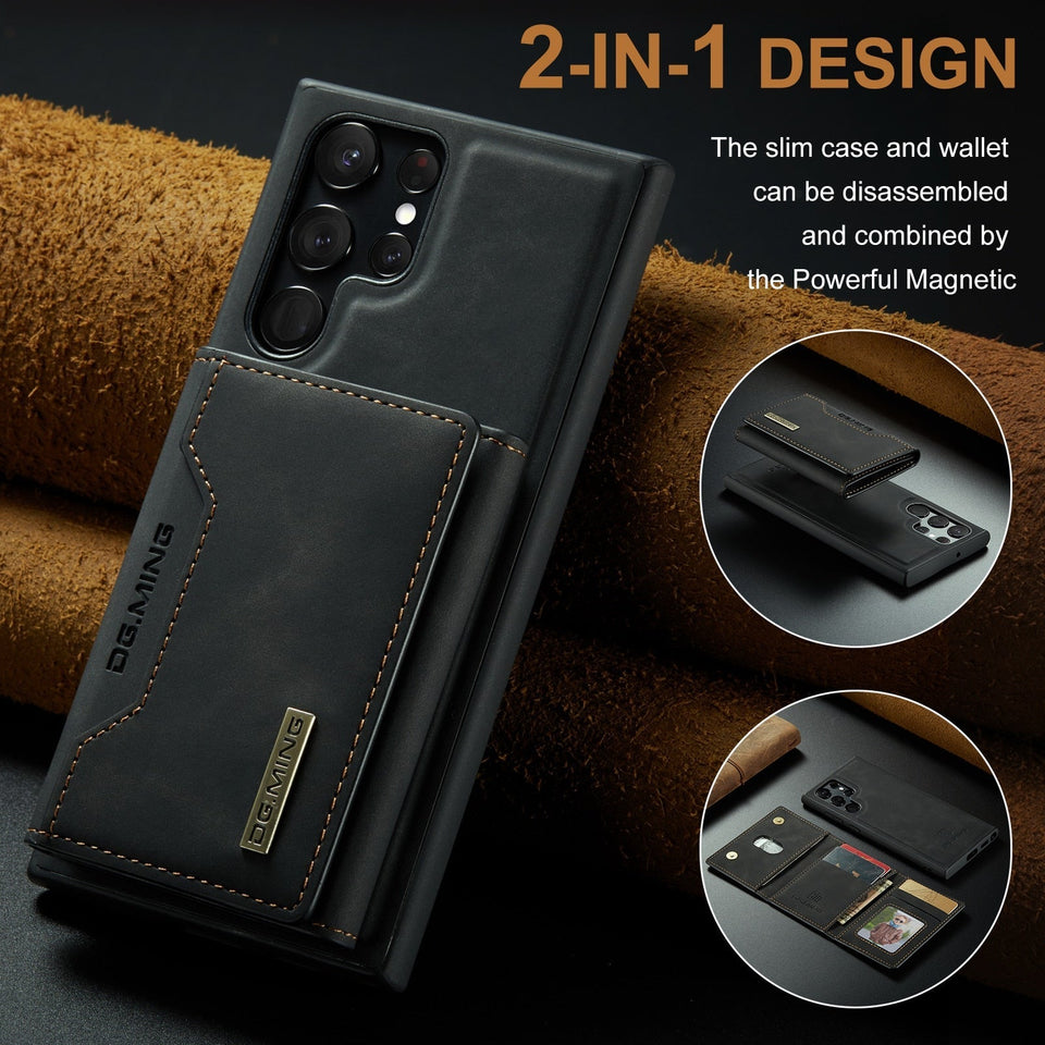 CELL PHONE CASES WITH REMOVABLE MAGNETIC CARD HOLDER FOR SAMSUNG GALAXY S20 SERIES