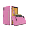 für Apple iPhone 8 Serie (3 Karten) Mobiltelefontaschen Handyhülle mit Kartenfach Pink iPhone 8
