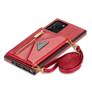 Crossbody Wallet Phone Case For Samsung Galaxy