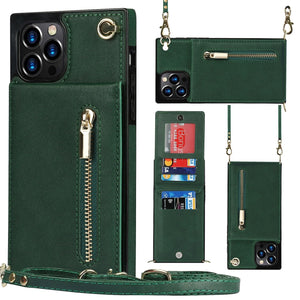 Reißverschluss Brieftasche iPhone Handyhülle 14 Serie Handyhulle Handyhülle mit Kartenfach