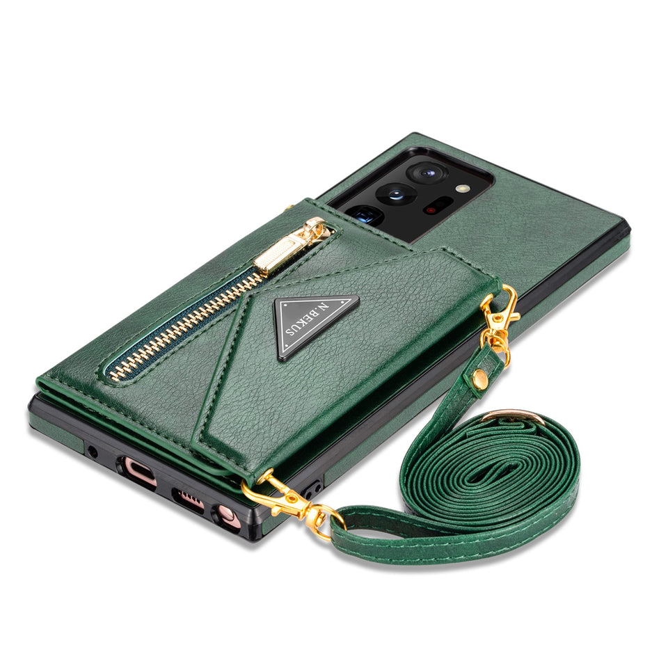 Crossbody Wallet Phone Case For Samsung Galaxy