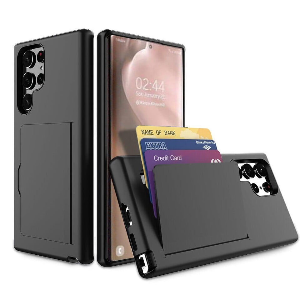 für Samsung Galaxy (2 Karten) - Samsung Galaxy S10 Serie Handyhulle Md Trade Austria Black Galaxy S10e 5.8 INCH