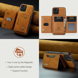 Handyhüllen mit magnetischem, abnehmbarem Kartenfach für Apple iPhone 12 Serie Handyhulle Handyhülle mit Kartenfach 